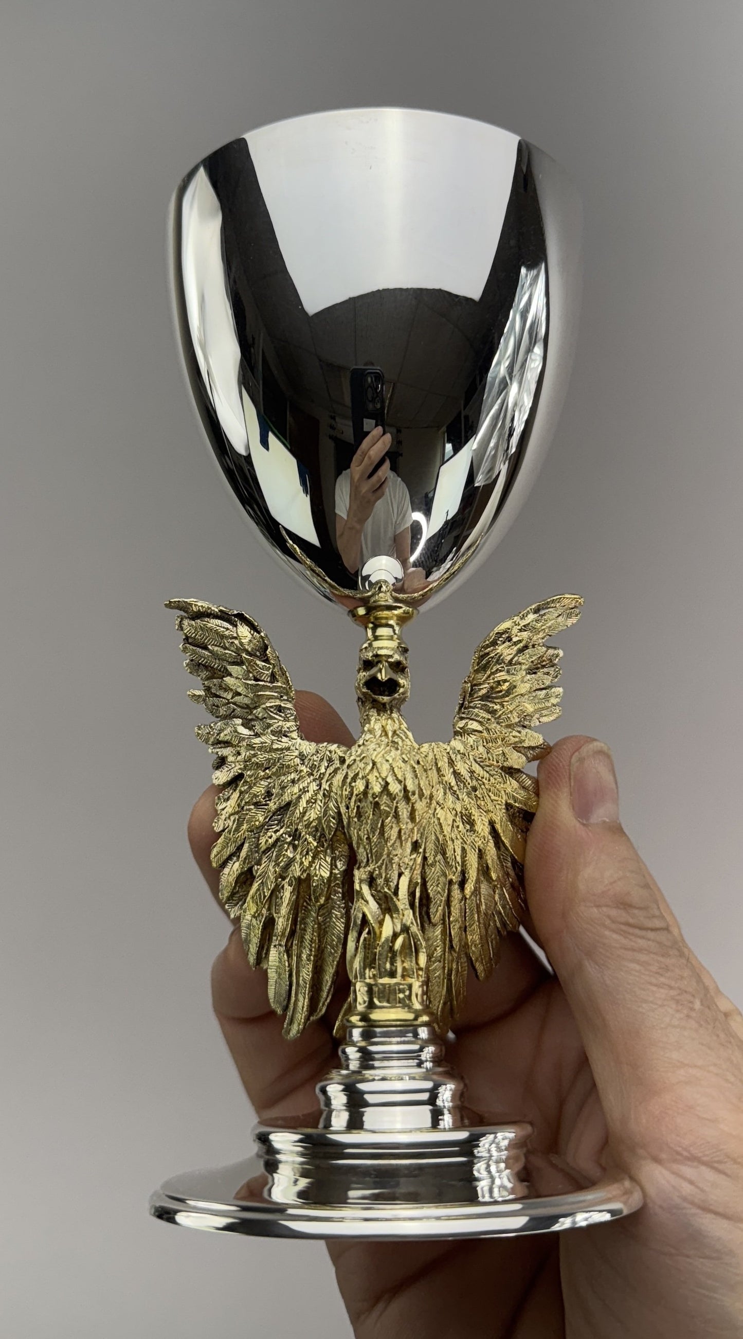 Superb English Sterling Silver Eagle Chalice 1975 St. Paul’s Cathedral