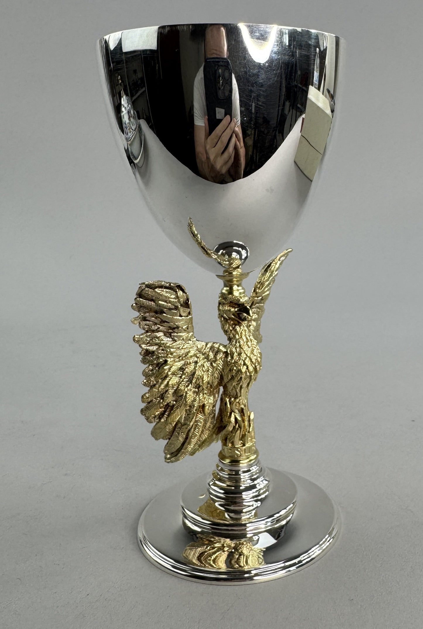 Superb English Sterling Silver Eagle Chalice 1975 St. Paul’s Cathedral