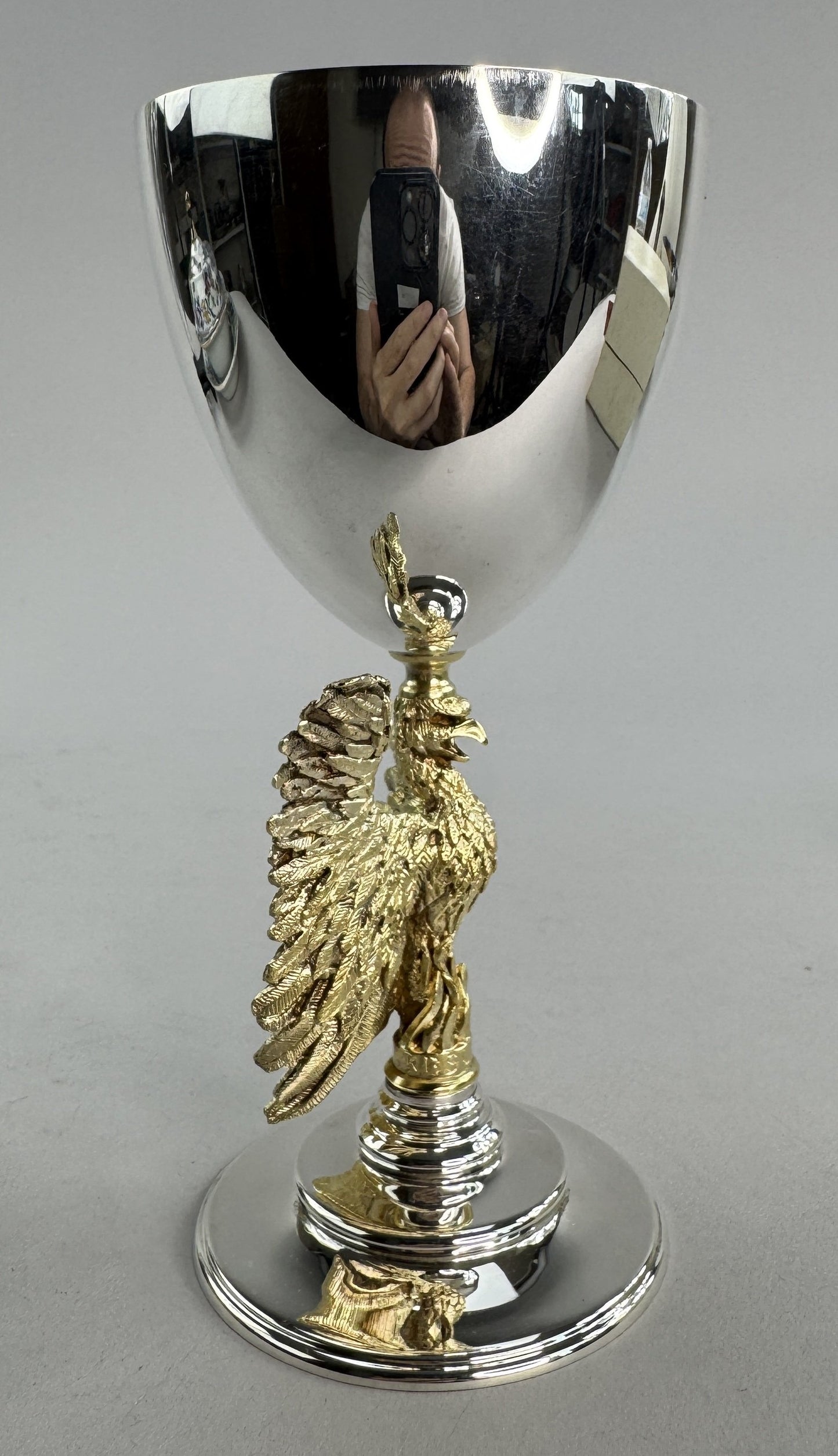 Superb English Sterling Silver Eagle Chalice 1975 St. Paul’s Cathedral