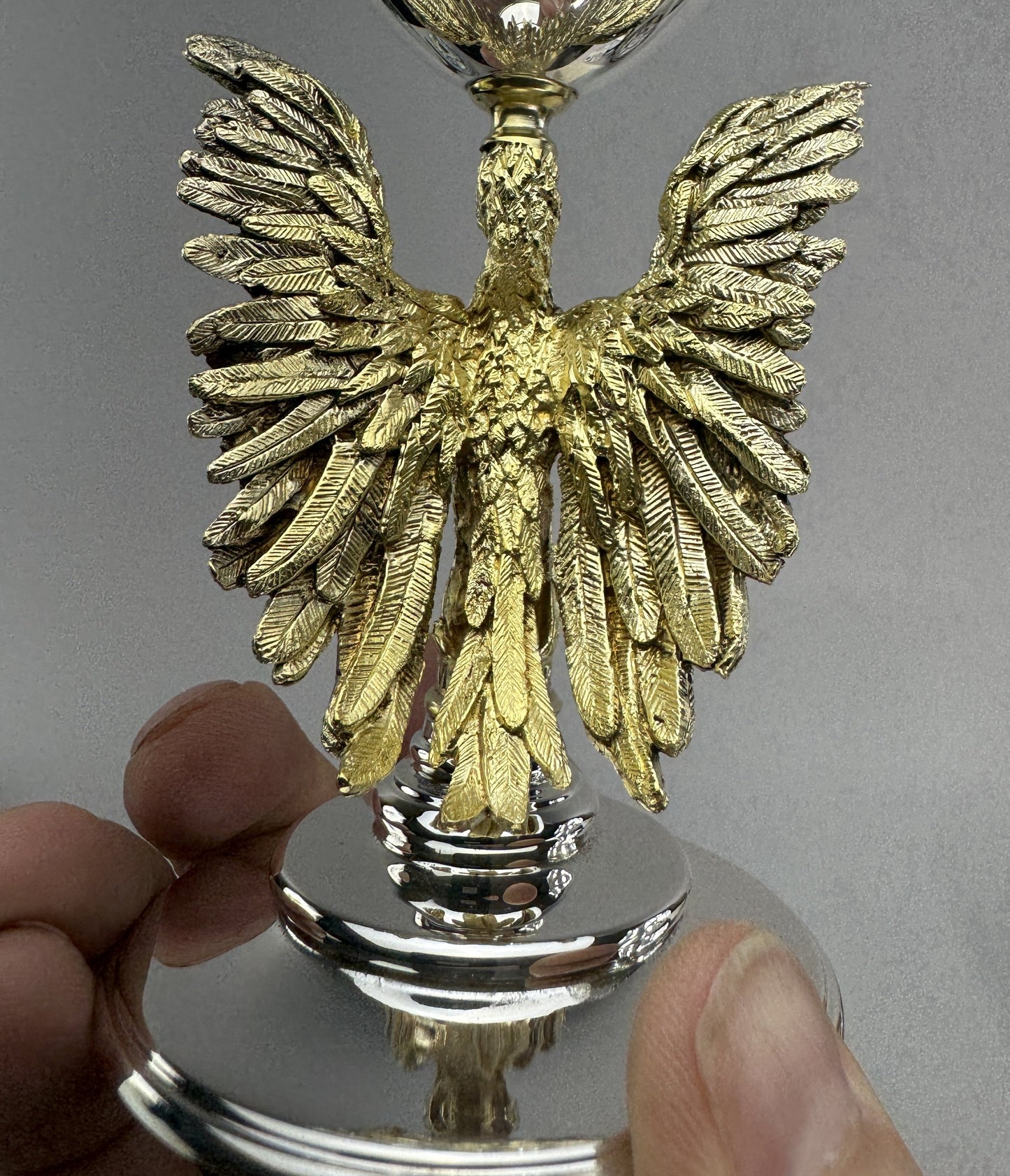 Superb English Sterling Silver Eagle Chalice 1975 St. Paul’s Cathedral