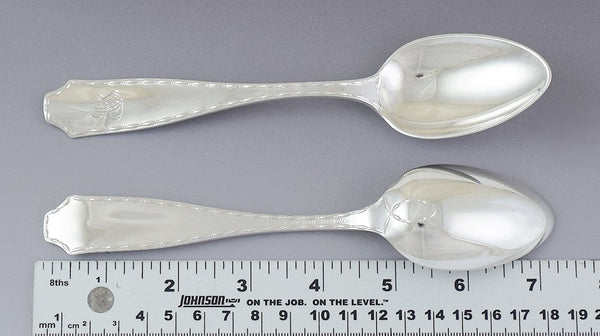 Great set 12 Tiffany & Co Sterling Silver Marquise 1902 Place Spoons