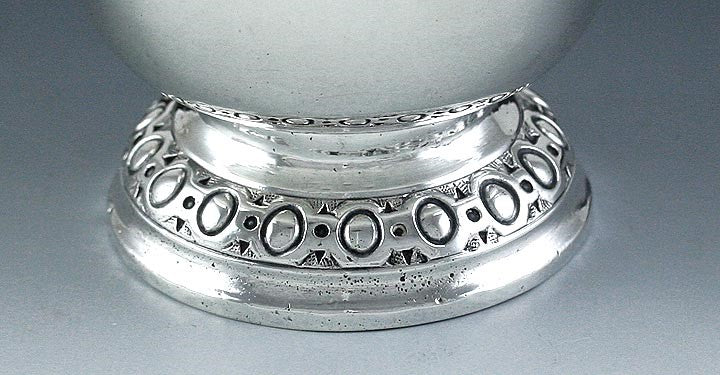 Antique 1780s French 950 Sterling Silver Beaker Cup 2 1/2"