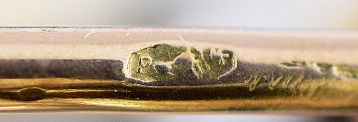 Early 1900s Artisan Austrian 14k Yellow Gold Diamond Leaf and Fly Pin Brooch