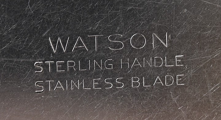 11 Sterling Silver Knives Meadow Rose by Watson