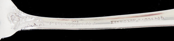Antique Sterling Silver Durgin Chrysanthemum 1893 Serving Spoon 9 1/8 C MONO