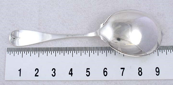 Antique 1865 Crosby Morse Foss Sterling Silver Spoon 9 1/4"