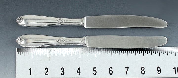 12 Lovely 1930s German Silver Dinner Knives