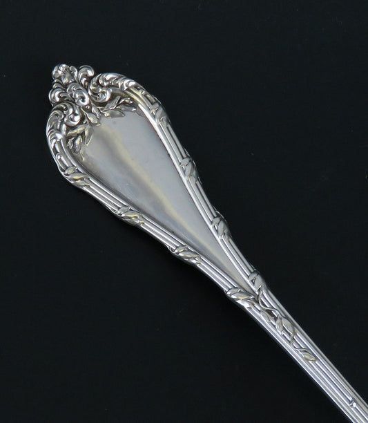Antique Durgin Madame Royale 1897 Sterling Silver Serving Spoon 9" NO MONO