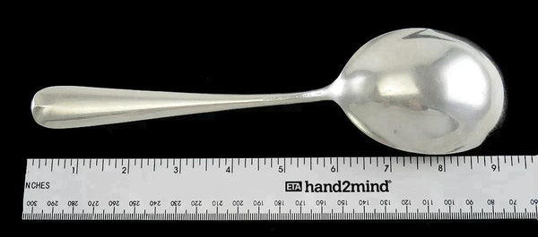 Antique c1930 Kirk Calvert Pattern Serving Spoon 9.5" C Monogram