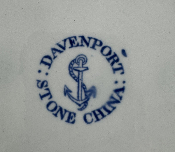 Fine c1815 English Georgian Davenport Flying Bird Meat Fish Serving Platter