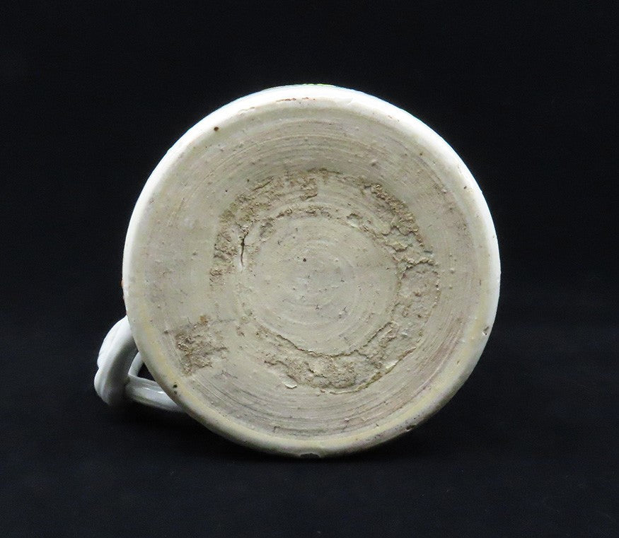 Lovely 1830s-1860s Chinese Export Porcelain Bird Butterfly Large Cup Mug Tankard