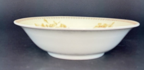 Antique Hermann Ohme Silesia Old Ivory Porcelain #200 Round 9.5" Serving Bowl