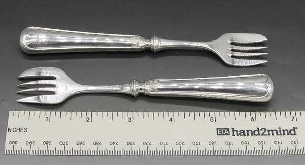 12 Antique 1920 Swedish Silver Seafood /Cocktail Forks in Original Fitted Box