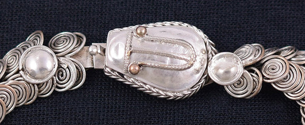 Interesting 800+ Pure Silver Snake Style Bracelet