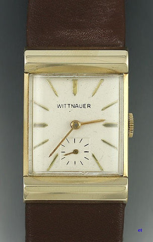 Vintage Wittnauer 14k Gold 17 Jewel Men’s Wristwatch