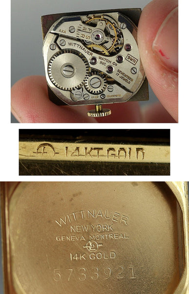 Vintage Wittnauer 14k Gold 17 Jewel Men’s Wristwatch