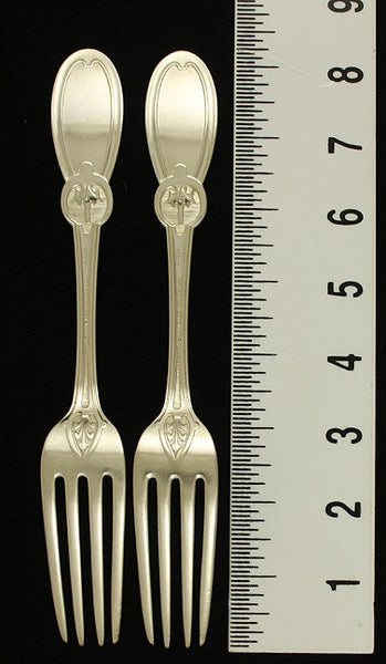 12 Ball Black & Co Gibney pat 950 Sterling Dinner Forks