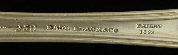 12 Ball Black & Co Gibney pat 950 Sterling Dinner Forks