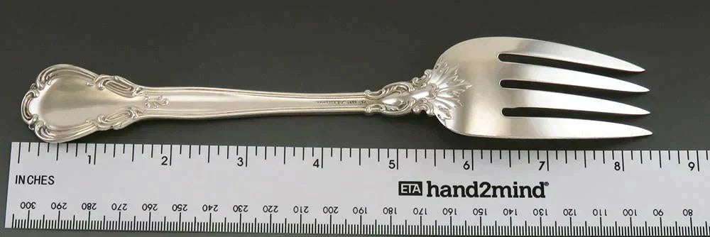 Vintage Sterling Silver Gorham Chantilly 1895 Serving Fork