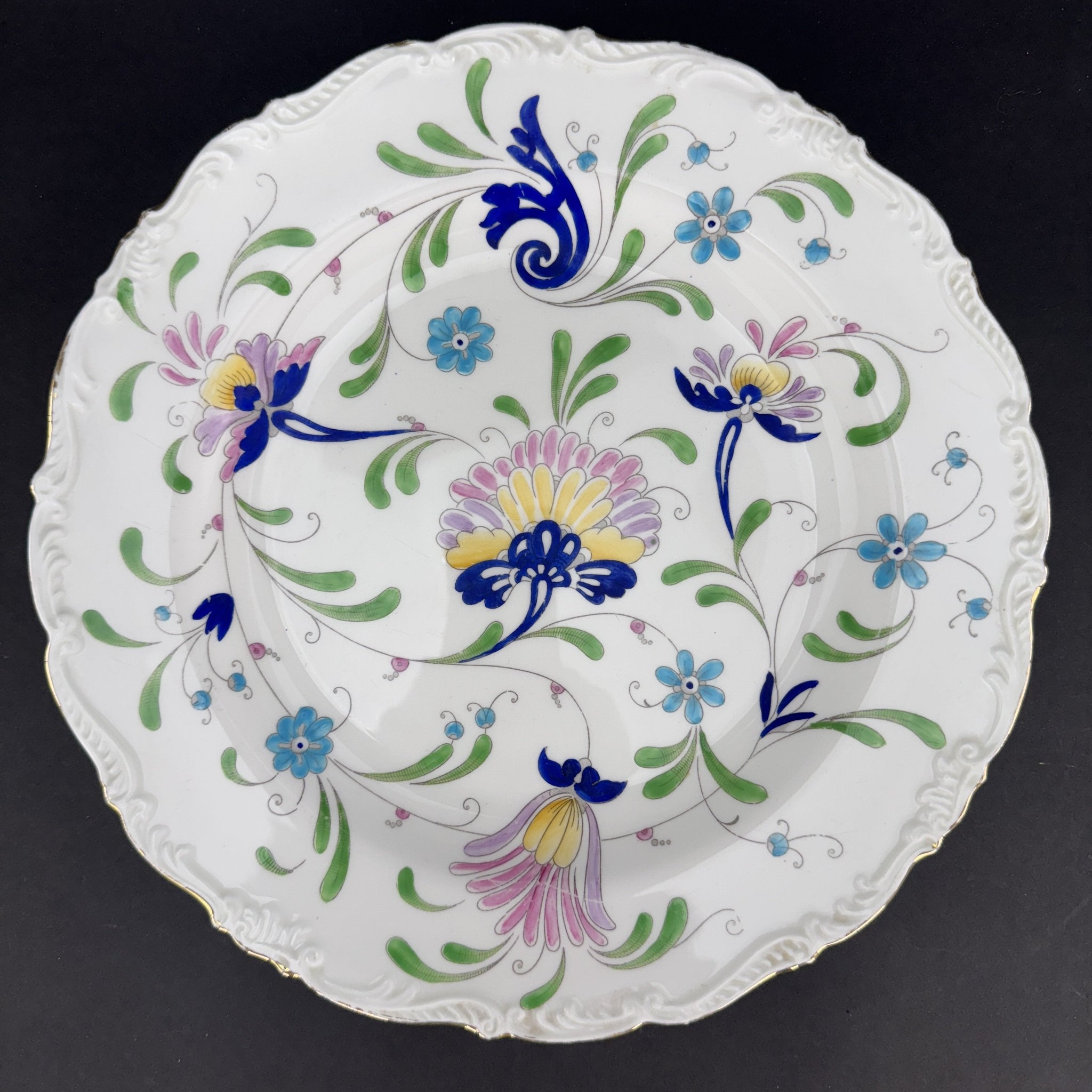 Coalport Fanfare Japan Pattern Round Platter 12 Inches Diameter