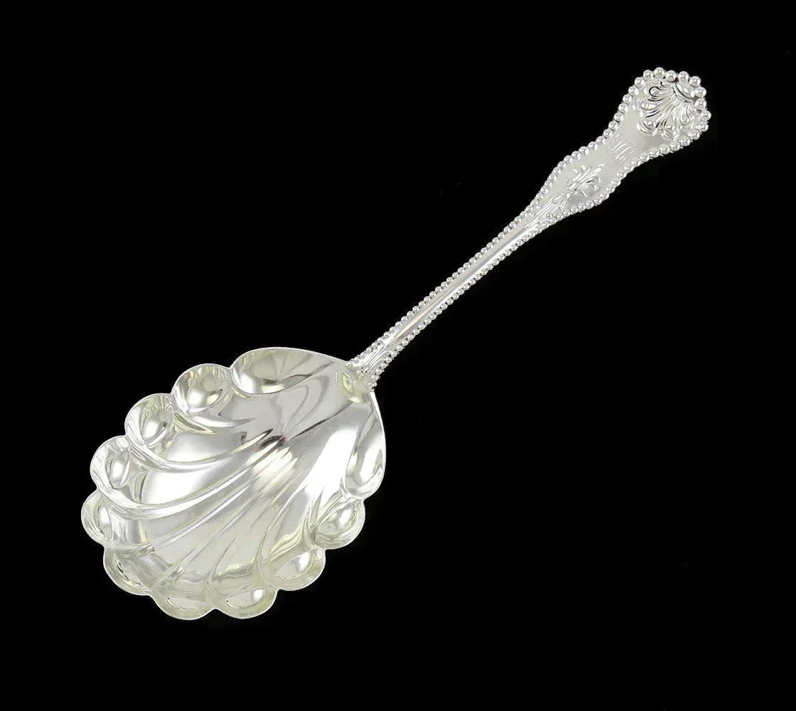 Sterling Silver Dominick Haff Charles II 1894 Dessert/Ice Cream & Serving Spoons