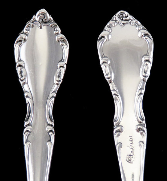 12 Sterling Silver Gorham Chelsea Pattern Teaspoons 6"