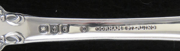 12 Sterling Silver Gorham Chelsea Pattern Teaspoons 6"