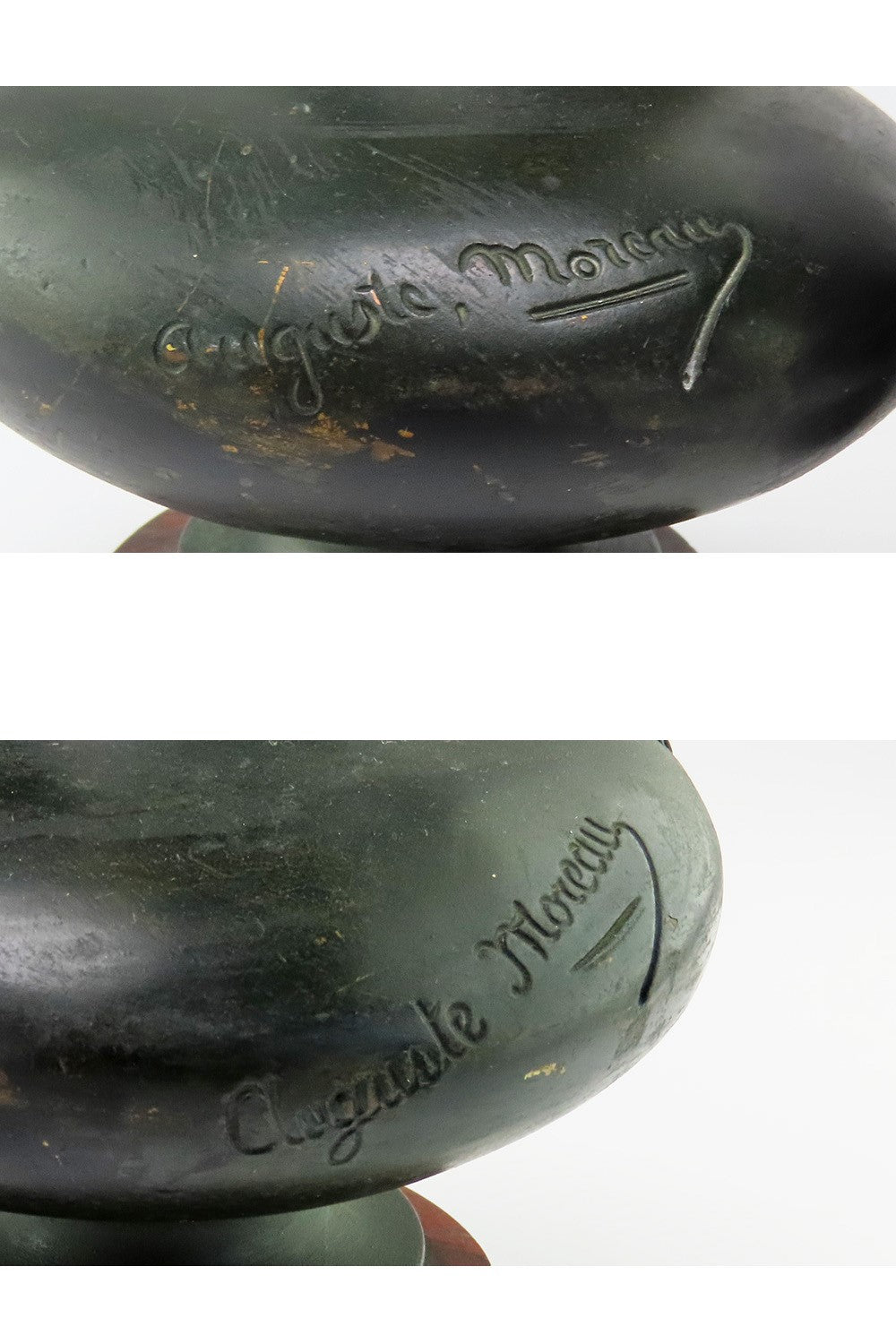 Brilliant Pair French Bronze Cherubs Bud Vases Auguste Moreau 1880s Marble Vase