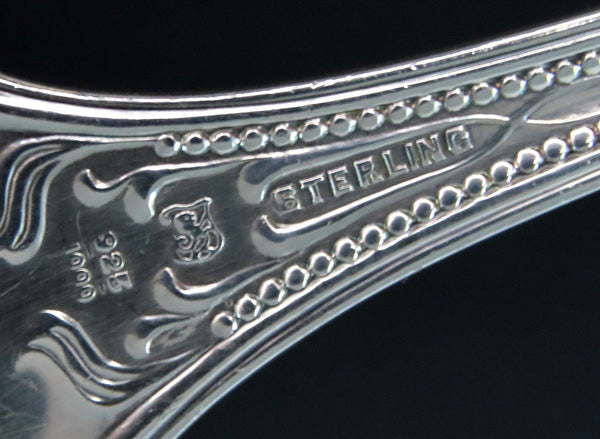 Great Towle Old Newbury Sterling Silver Large Soup Punch Ladle 12 3/4"