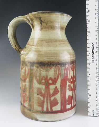 Jacques Pouchain L'Atelier Dieulefit Pichet Faïence Large Earthenware Pitcher