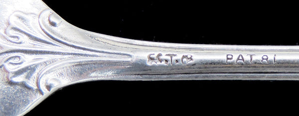 11 Antique Sterling Silver Gorham Domestic 1881 Dessert Forks NO MONO 6"