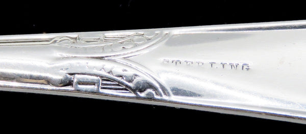 11 Antique Sterling Silver Gorham Domestic 1881 Dessert Forks NO MONO 6"