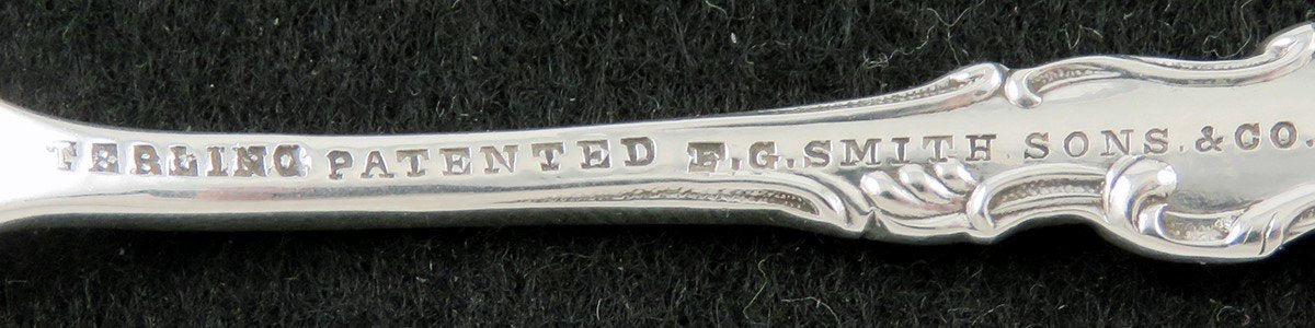 11 Rare Antique c1890 Frank Smith Baronial Sterling Silver Berry Cocktail Forks