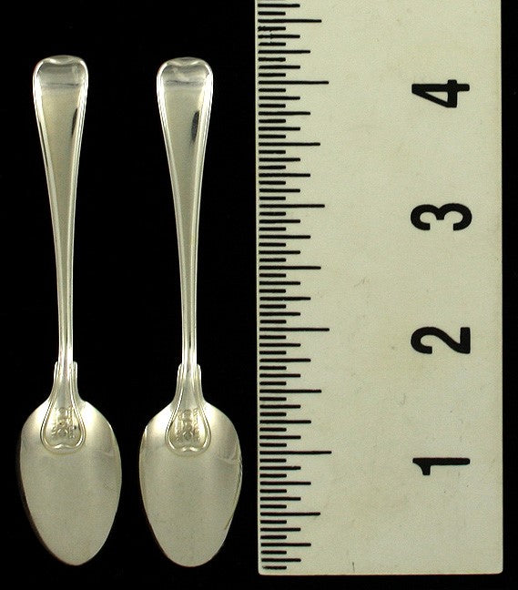 5 Old Antique Gorham Old French 1904 Threaded Handle Demitasse Spoons R Mono