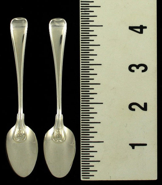 5 Old Antique Gorham Old French 1904 Threaded Handle Demitasse Spoons R Mono