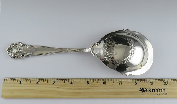 Mint New Towle Georgian Sterling Silver Large Bowl Serving Spoon 9 1/4"