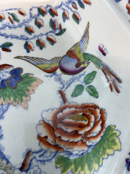 Fine c1920s Mason's Ironstone China Flying Bird Covered Bowl Tureen Serving Dish