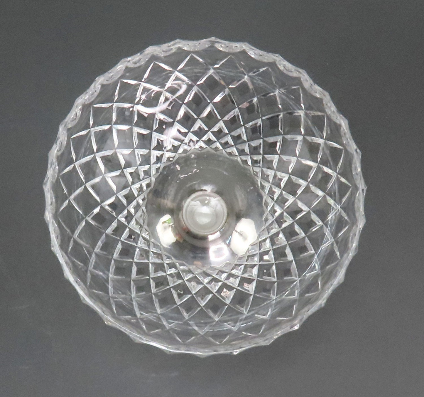 Charming ABP Hawkes Cut Glass Sterling Silver Small Pedestal Bowl Compote