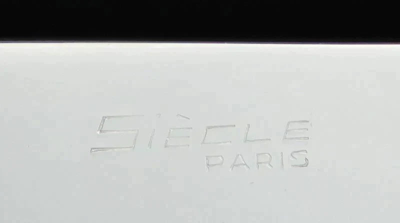 9 French Siecle Fidelio Crystal & Silver Plate Cheese/Butter Knives