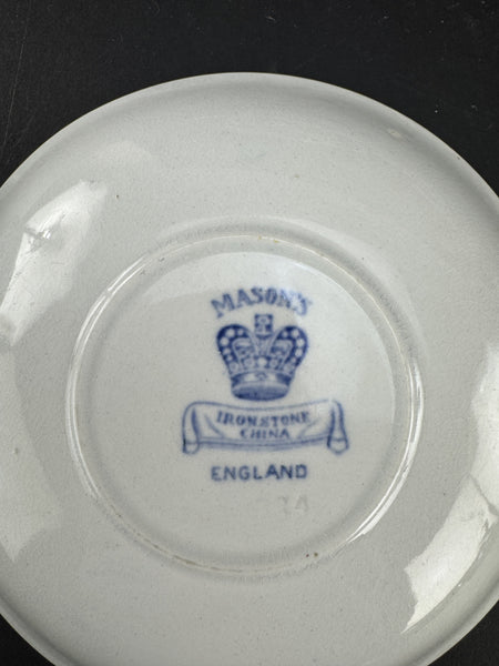 c1920s 8 Cups 11 Saucers Mason's Ironstone China Flying Bird Teacups Coffee Cups