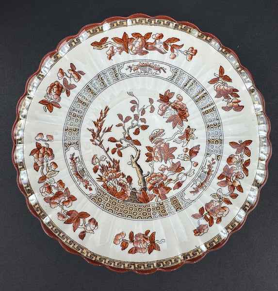 6 Old Copeland Spode India Tree 2 Handled Soups and Saucers