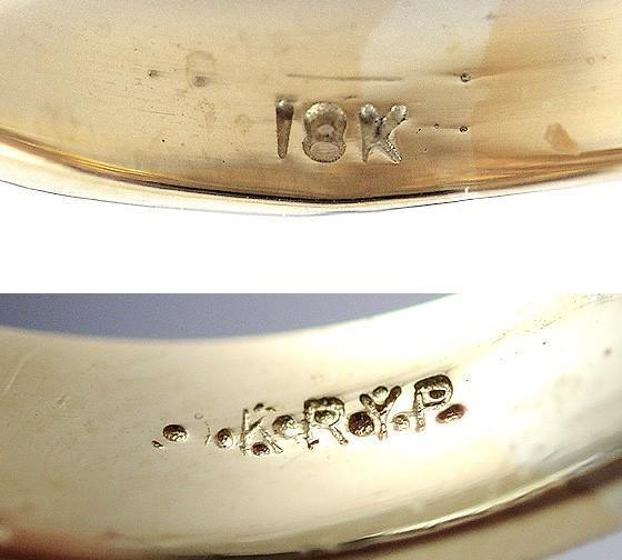 Gorgeous Eye-Catching 18k Gold & Sparkling Diamond Ring