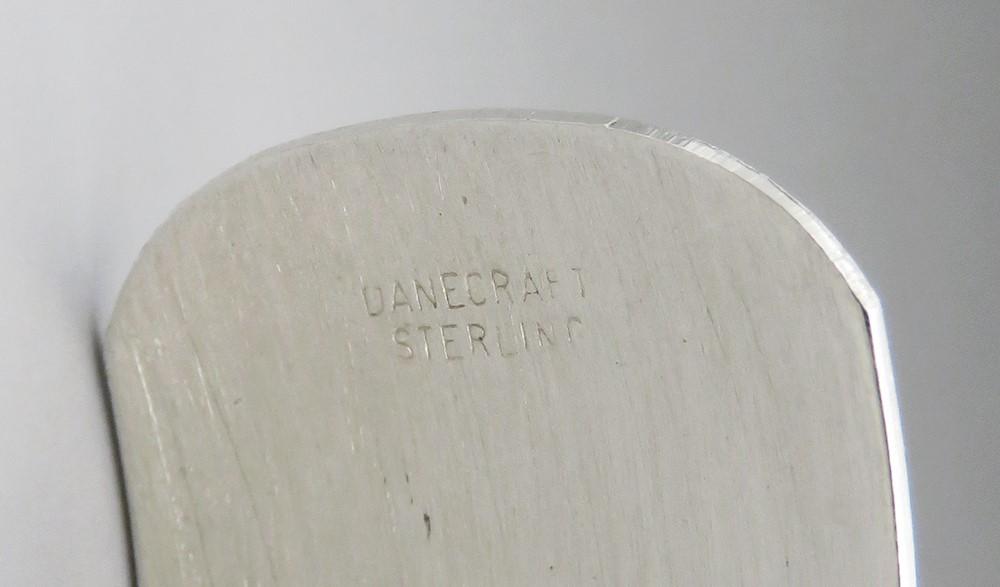 Vintage Danecraft Sterling Silver Classic Wide 3/4" Band Cuff Bracelet