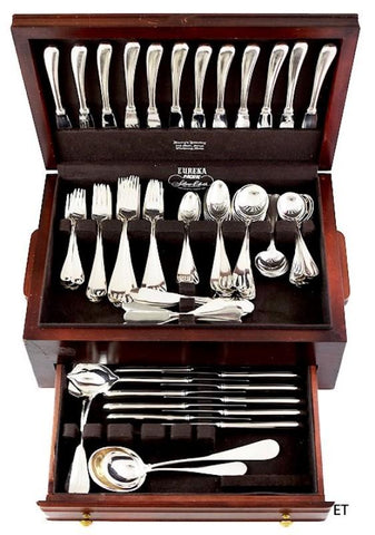 Impressive Anton Michelsen 142pc Sterling Silver Classic Flatware Set Serves 12