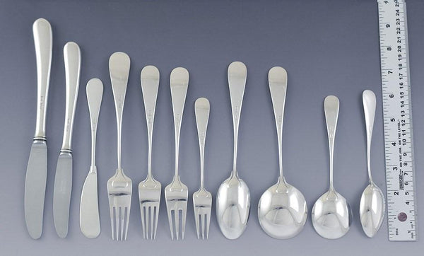 Impressive Anton Michelsen 142pc Sterling Silver Classic Flatware Set Serves 12