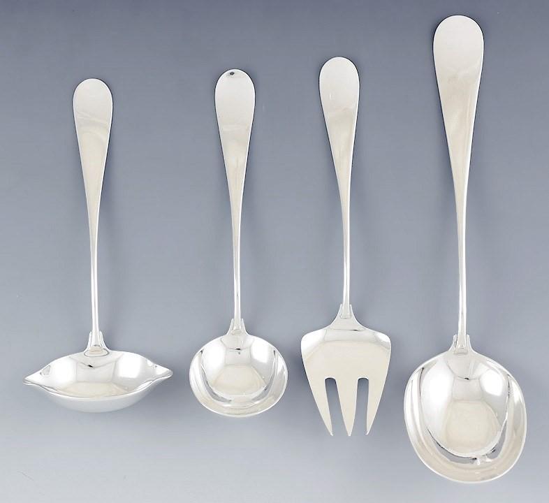 Impressive Anton Michelsen 142pc Sterling Silver Classic Flatware Set Serves 12