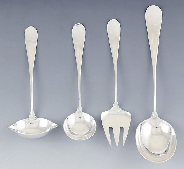 Impressive Anton Michelsen 142pc Sterling Silver Classic Flatware Set Serves 12