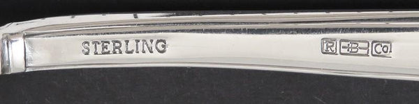 Pair Vintage Sterling Silver R. Blackinton & Co Marie Louise Salad/Dessert Forks