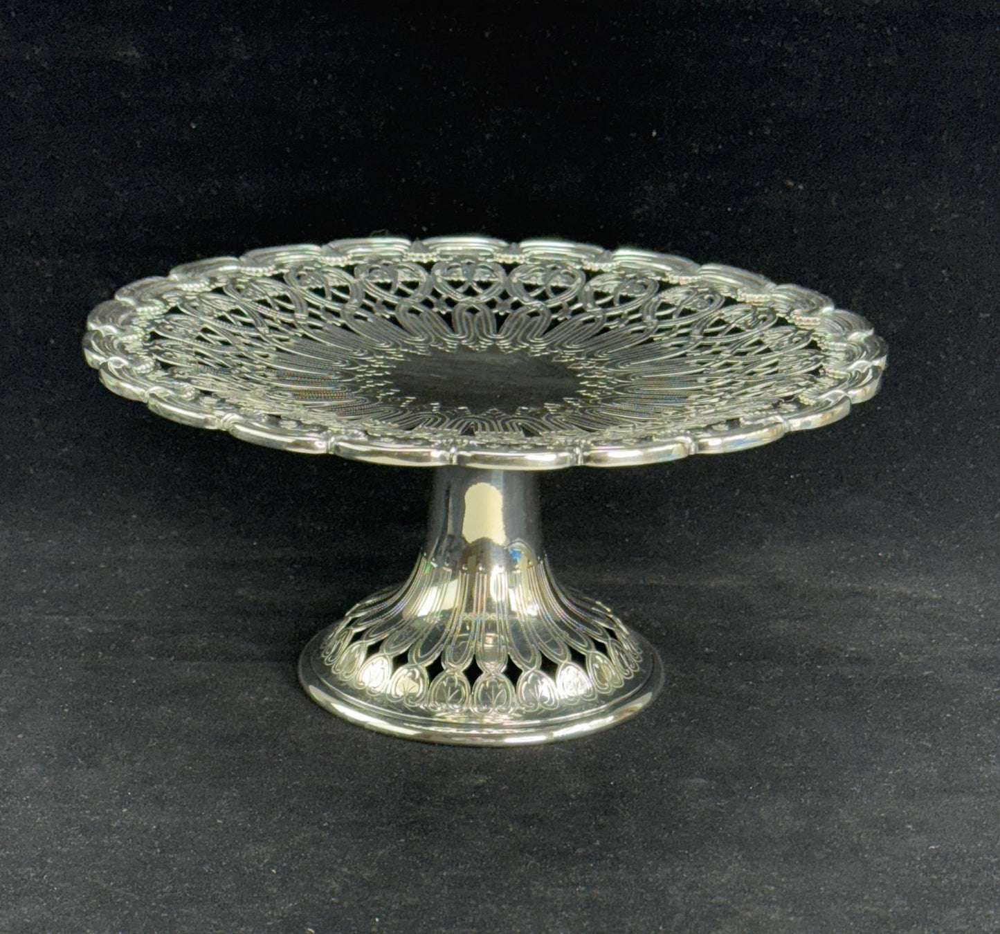 Gorgeous Antique Tiffany & Co Sterling Silver Compote 1907-1937