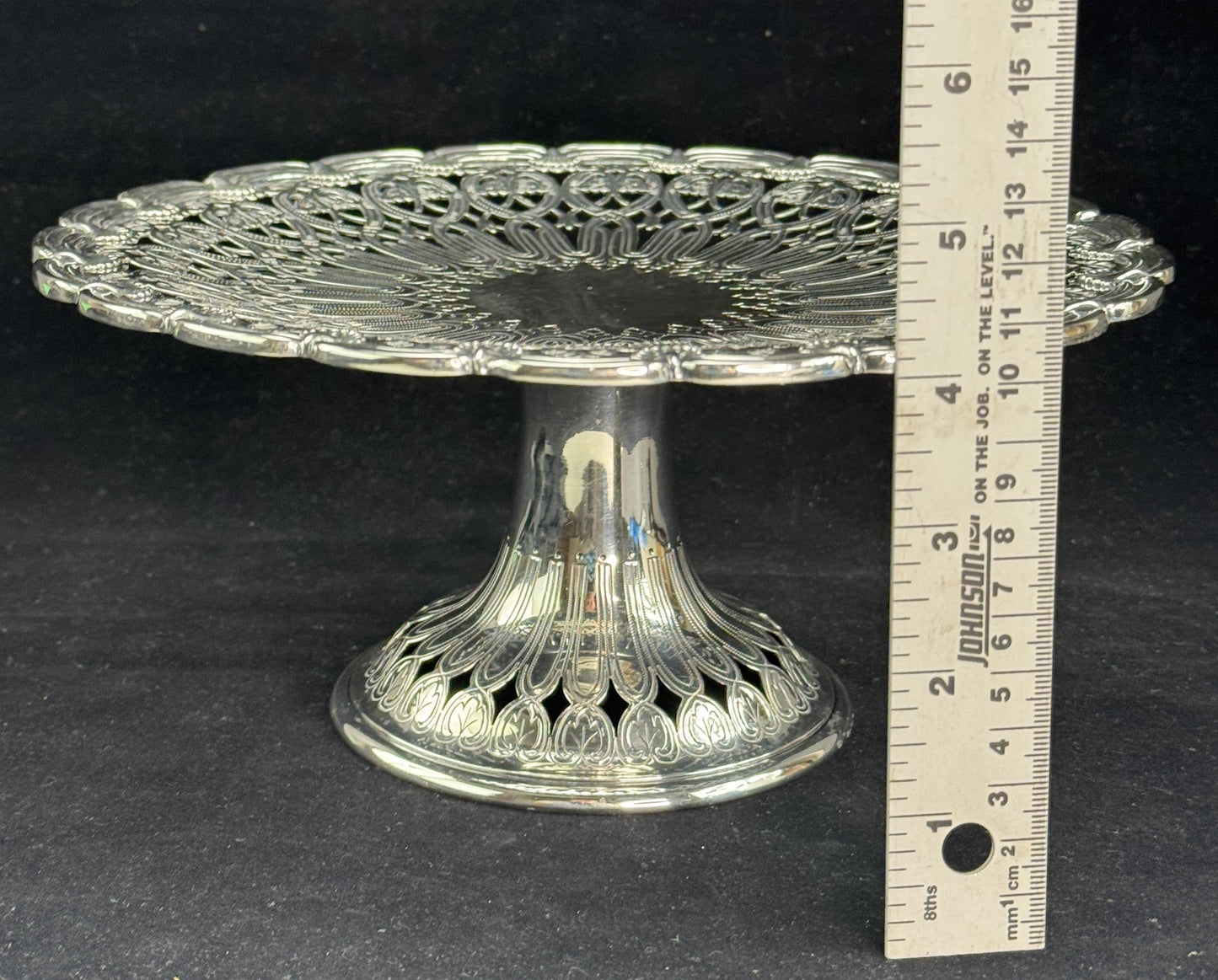 Gorgeous Antique Tiffany & Co Sterling Silver Compote 1907-1937